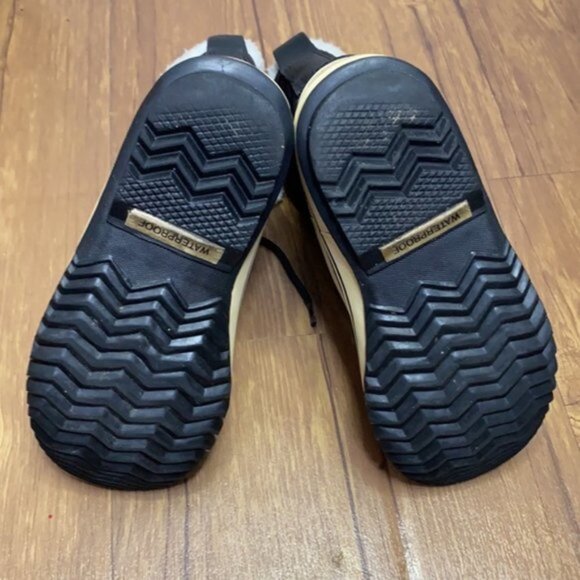 SOREL NL 1495-011 Fur Carnival‎ Boots Black Winter Women Size 7 - Picture 7 of 8